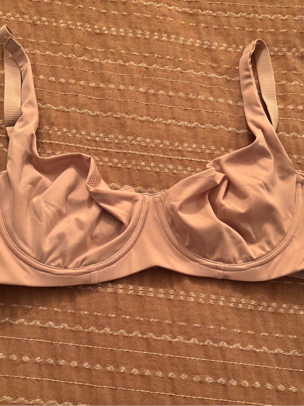 Shecurve Sand Underwire Seamless Unlined Balconette Bra